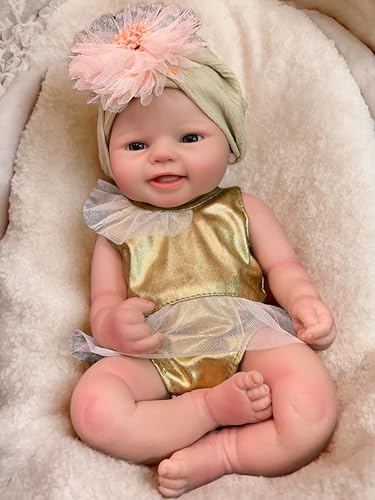 Muñeca bebé de silicona 15 pulgadas realista y articulada miniatura 3