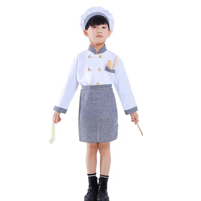 shanti fancy creation chef costume for kids halloween clothses childrens chef cosplay costume for girls and boys (medium 4-6 years) (B0CRPJZVMZ) Amazon Price History, Amazon Price Tracker