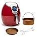 Power Air Fryer XL 3.4 QT Deluxe Red Air Fryer