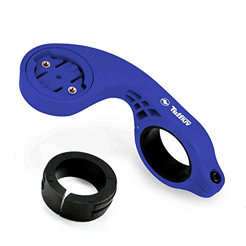 TUFF LUV Élargi Prämie Fixation Avant/Ordinateur de Guidon Support Mount pour Tout Garmin Edge/Plus/Explore/Touring [Bleu]