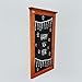 FixtureDisplays® 21X37 Vertical Wood Deluxe Menu Board Black Signage Board, Wall Mounted 21188-V-NF