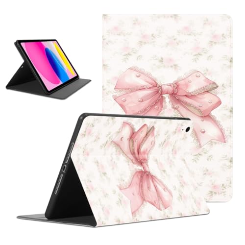 Étui iPad 11 floral rose élégant avec support pour vos moments de lecture