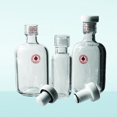 5555-24 Series Safety Storage Bottle with 5845-47 Back Seal Plug, 125 mL Capacity