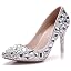 Yy26 Silver White 9cm Heel
