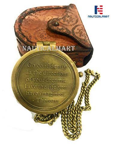 Nautical.Mart Brújula de latón NAUTICALMART, Quote1