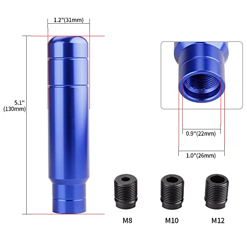 image for BARTOO Aluminum Alloy Heavy Weighted Shifter Knob, 5