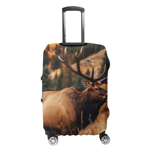 Wild Animals Luggage Cover, Washable Elastic Suitcase Cover Protector Fit 18-32 Inch Luggage4