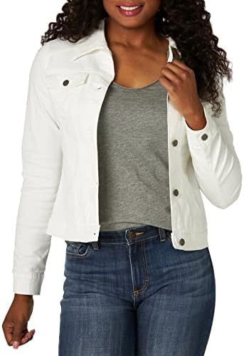 Riders by Lee Indigo Women's Denim Jacket, White, Medium