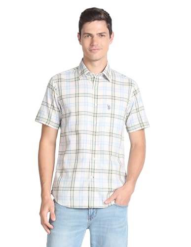Image of U.S. POLO ASSN. Men's Cotton Regular Fit Shirt