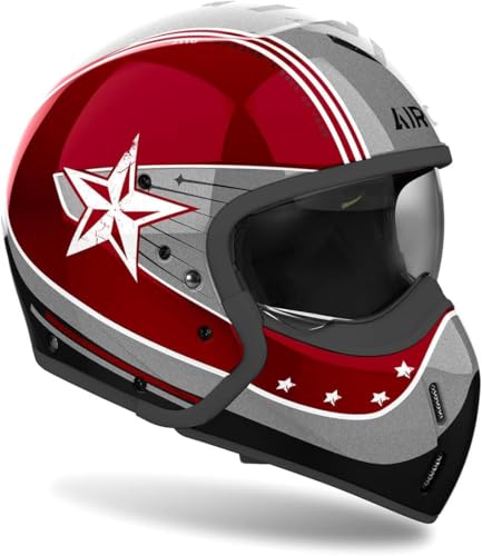AIROH J 110 Command Burgundy con mentonera desmontable t& modular M 5