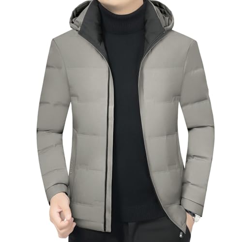Veste d'hiver courte homme matelassée et légère pour protection contre le froid
