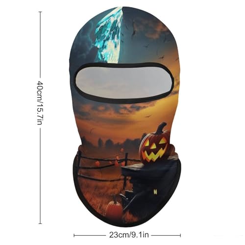Pasamontaña para hombre y mujer, máscara facial para esquí y Halloween, cubre cara y cabeza resistente al viento miniatura 2