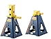 Hein-Werner HW93526A Blue/Yellow Vehicle Support Stand - 25 Ton Capacity