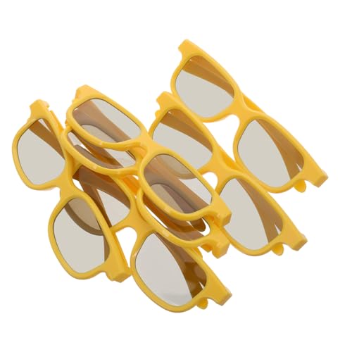 JOINPAYA 6piezas Gafas De Cine para Gafas De Plástico para Películas para Pantallas De Computadora y Diversión Cines y Hogares