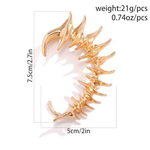 Ear Cuffs for Women, Hook without Pierced Ear Bone Clip Climber Earrings, Butterfly Shaped Ear Clip Wrap Around Earring No Piercing Cuff Earrings for Women3