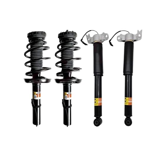 SQOFJGIGN Ammortizzatori Auto 4 Pezzi Gruppo Montante Anteriore + Ammortizzatori Posteriori per Cadillac XTS con Motore Elettrico 2013-2019 15815523 19300063 19302782 20903682 Sospensione Pneumatica