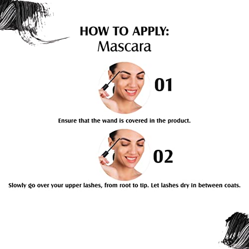 Glam21 Long Lasting Mascara For Dense Curl | Lightweight & Smudge Proof| Fiber Bristles Brush For Perfect Application| 10 ml - Image 5