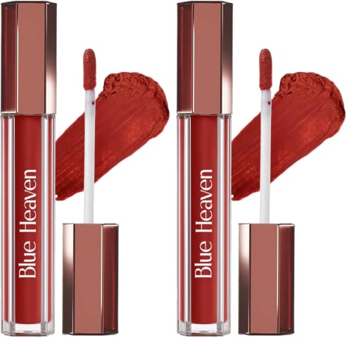 Image of Blue Heaven Roseate Lip Cream | Light Weight Mousse Texture | Hydrating & Plumping Liquid Lipstick for women | Enriched with Peptides, Hyaluronic Acid & Cocoa Butter | Imperial Truffle | 3.5ml