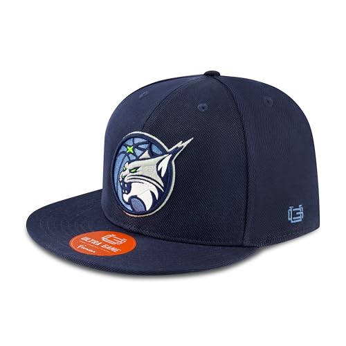Ultra Game WNBA Official Adults Snap Back 3D Embroidered Baseball Cap Hat, Minnesota Lynx, Team Color, One Size