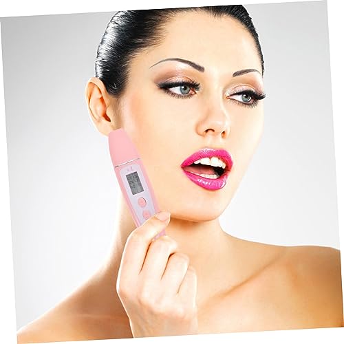 Analyseur hydratation de peau visage testeur de moisture portable Angoily LCD rose