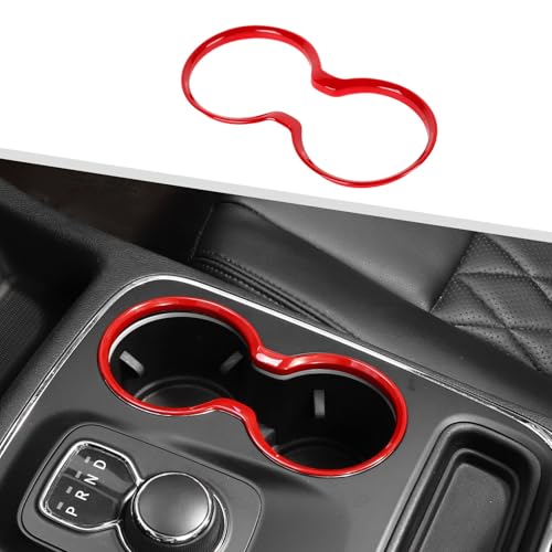 Garniture porte-gobelet avant rouge console Dodge Durango
