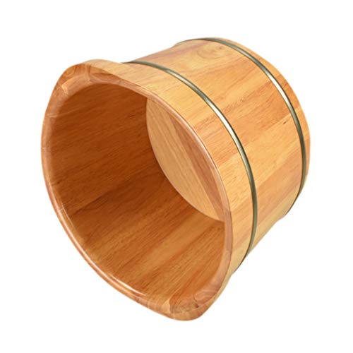 Baño de pies de madera sólida con cubierta miniatura 4