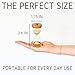 Sand Hourglass Timer - Glass Sand Clock Minutes - Modern Hourglass Watch with Wooden End Caps for Kids, Games, Classroom, Kitchen, Home or Office Decor (5 Minutes)