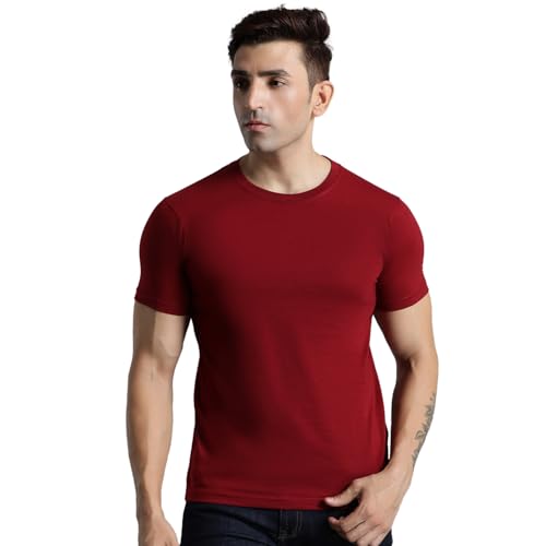 Image of hummel Cam Men's Cotton Round Neck Half Sleeve T-Shirt