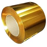 LOKIH Messingblech Dünnblech Folienplatt,0.5mmx50mmx1000mm