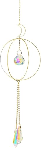 Baoblaze Geometría de cristal arco iris hacer hogar y jardín porche ventana colgante decoración adorno luz solar reflector regalos interiores al