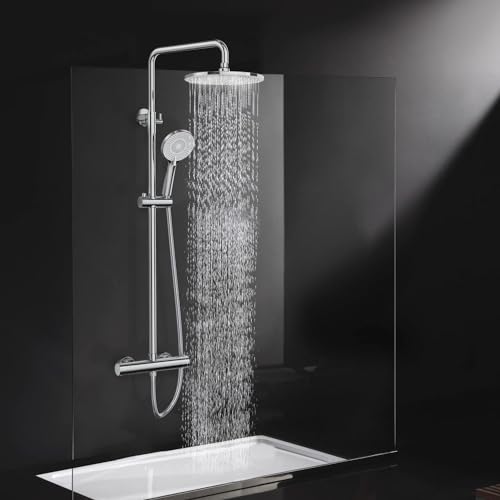 Rainsworth Thermostatic Shower Mixer Set Chrome,...