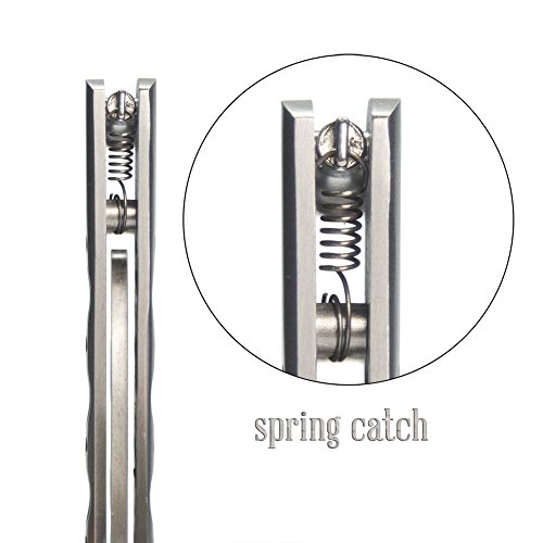 vornnex Butterfly Trainer zum Üben, ungeschärfte Klinge,Balisong Trainer komplett Edelstahl, 100% sicheres, stumpfes Butterfly Trainings, Silberfarben