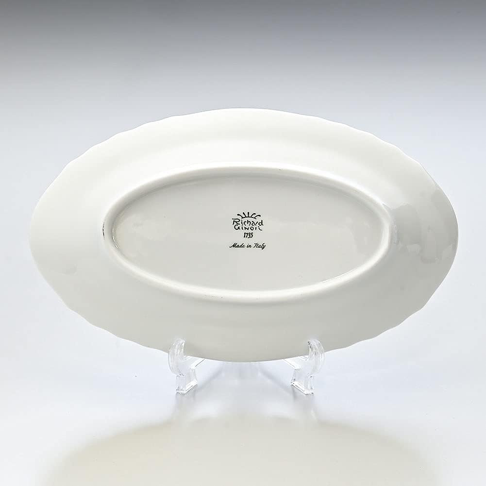 [新品]リチャードジノリ　ホワイトベッキオ　ピクルス・オーバル　プレート リチャードジノリ ホワイトベッキオ ピクルス・オーバル プレート