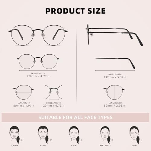 Image of KINGSEVEN Anti-Blue Light Glasses,Ultra-Light Frame Glasses For Men And Women, Prevent Eye Fatigue And UV Glare