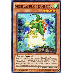 YU-GI-OH! - Spiritual Beast Rampengu (SECE-EN029) - Secrets of Eternity - 1st Edition - Common