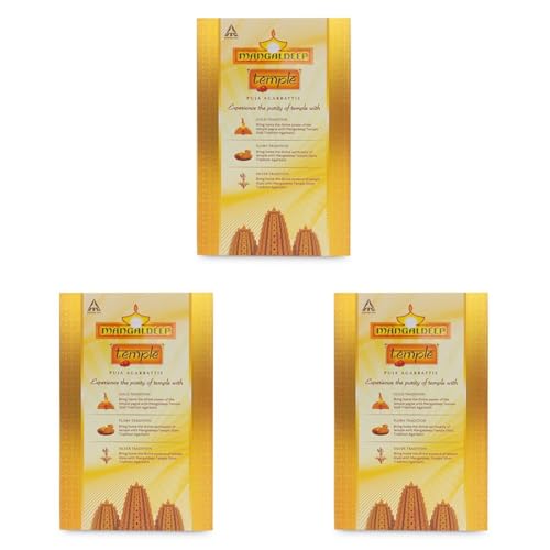 Mangaldeep Temple 3in1 Agarbatti - Experience The Divinity of Temple (Pack of 3) (B0DG1CTJTL) Amazon Price History, Amazon Price Tracker