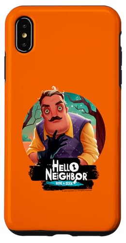 Coque iPhone XS Max Hello Neighbor protection en silicone avec motifs officiels du jeu