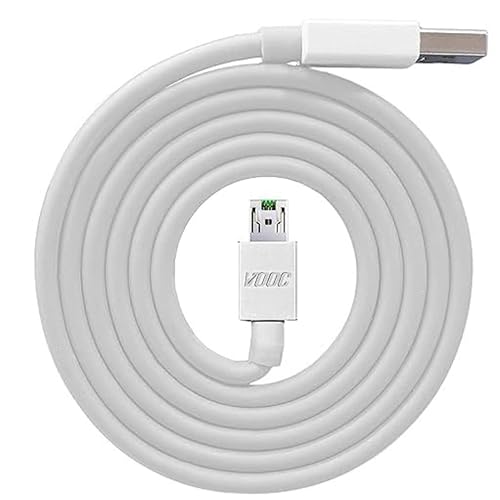 Image of 65W Charger Compatible with Oppo A8, A9X, A9, A1K, A7N, A5S, F11, F11 Pro, A7, R15X, K1,A7X, R17 with 1 Metre Micro USB Cable with 6 Months Warranty
