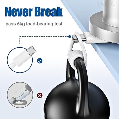 Image of 20W Original USB C Charger Adapter with Nylon Cable, Apple MFi Certified, Fast PD Charging with iPhone 16,16 Plus,16 Pro,16 Pro Max i Phone 15 /15 Plus /15 Pro /15 Pro Max, Laptop & Other Type C Devices