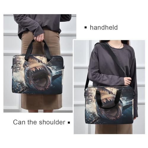 Bolso Maletín para Laptop ALAZA Blanco con Estampado miniatura 2