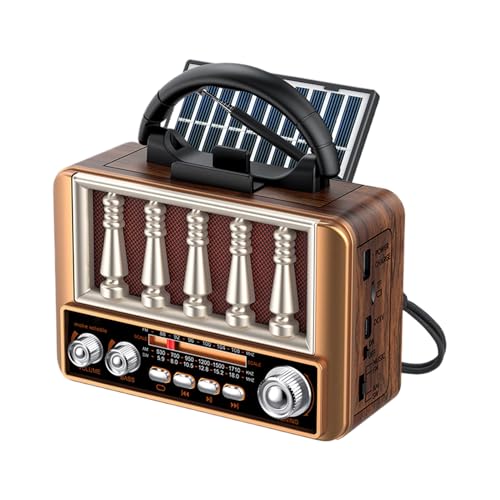 Radio de survie AM/FM étanche avec support carte TF pour camping et randonnée