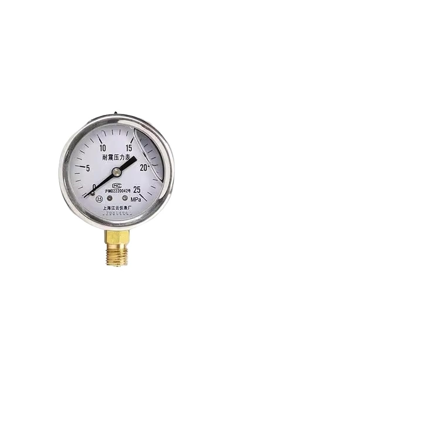 1pc 5 Digital100mm 4''Manometer Axial G1/4 Male Battary Connector Oil Gas Water Pressure Gauge Manometer