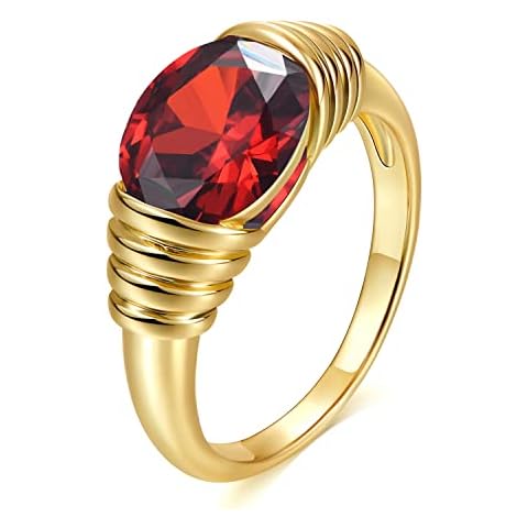AllenCOCO Gold Ruby Ring Cover