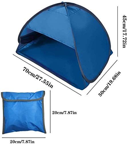 Beach Sun Shelters,Instant Sun Shade Canopy Head Popup Canopy Automatic Shade Tent For Camping Fishing Hiking Picnic Portable Sun Shelter Windproof Waterproof With Mobile Phone Stand #TOP2
