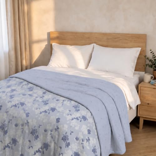 Image of Florida Cotton All Season Reversible AC Dohar (Lavender, Single)