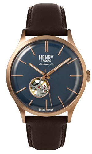 Henry London Reloj Analógico para Hombre de Cuarzo con Correa en Cuero 5018479085973