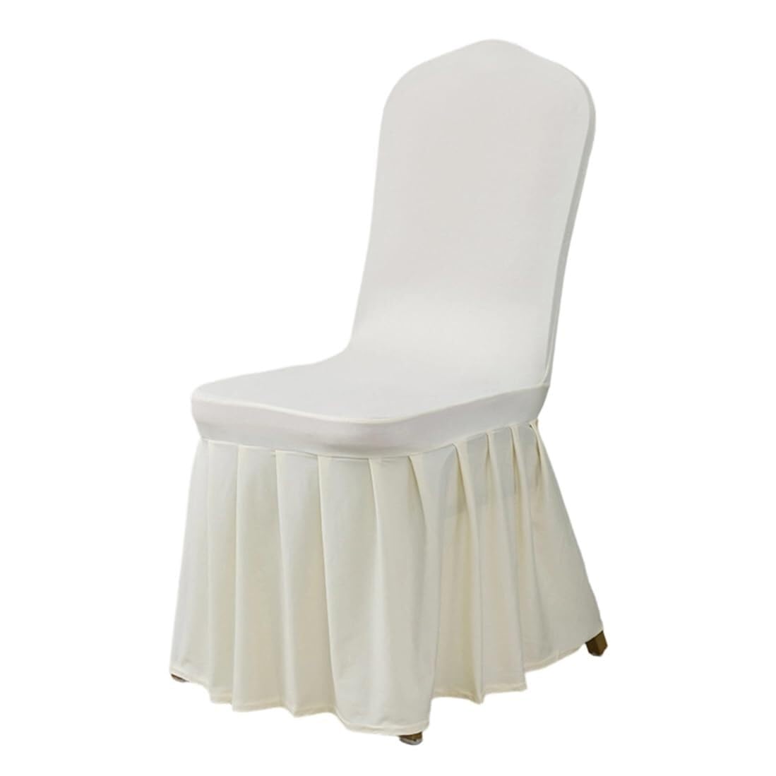Fundas para sillas de comedor y banquetes de boda con falda larga
