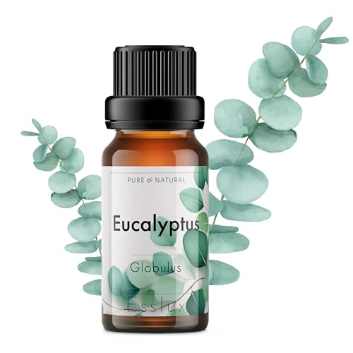 Image of Esslux Eucalyptus Essential Oil - Pure & Natural Nilgiri Oil for Cold, Cough & Congestion | 100% Therapeutic Grade Eucalyptus Oil for Aromatherapy, Diffuser & Air Freshening - 15ML