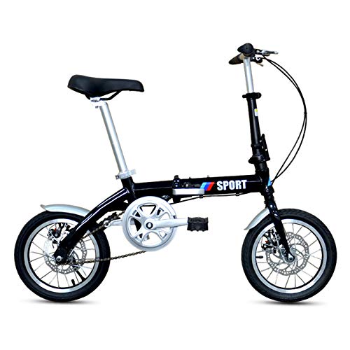 14 Zoll Leichtmetall Schüler Faltrad Klapprad City Bike, Männer Und Frauen Faltbare Fahrrad, Tragbar City Bikes Trekking Fahrrad Licht Fahrrad 1