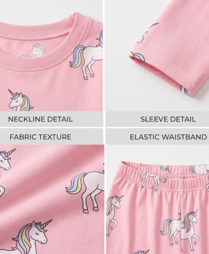 Image of Anthrilo Pure Cotton Printed Pyjama Set for Girls | Sleepwear | Night Suit, Night Wear | Long Sleeves T-Shirt & Pyjama | Regular Wear | 0-14 Years